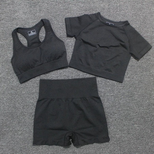 vital seamless yoga set gym set women workout clothes for women active wear sport suit