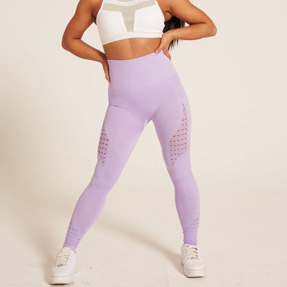 Women Seamless Leggings High Waist Elastic Yoga Pants Gym Running