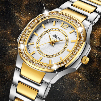 Women Watches Women Fashion Watch  Geneva Designer Ladies Watch Luxury Brand Diamond Quartz Gold Wrist Watch Gifts For Women
