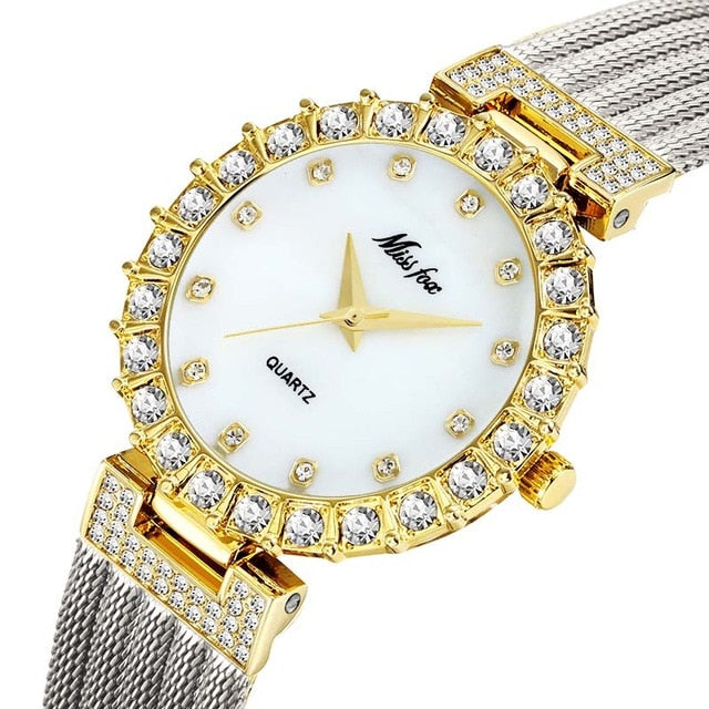 Women Watches Luxury Brand Watch Bracelet Waterproof Big Lab Diamond Ladies Wrist Watches For Women Quartz Clock Hours