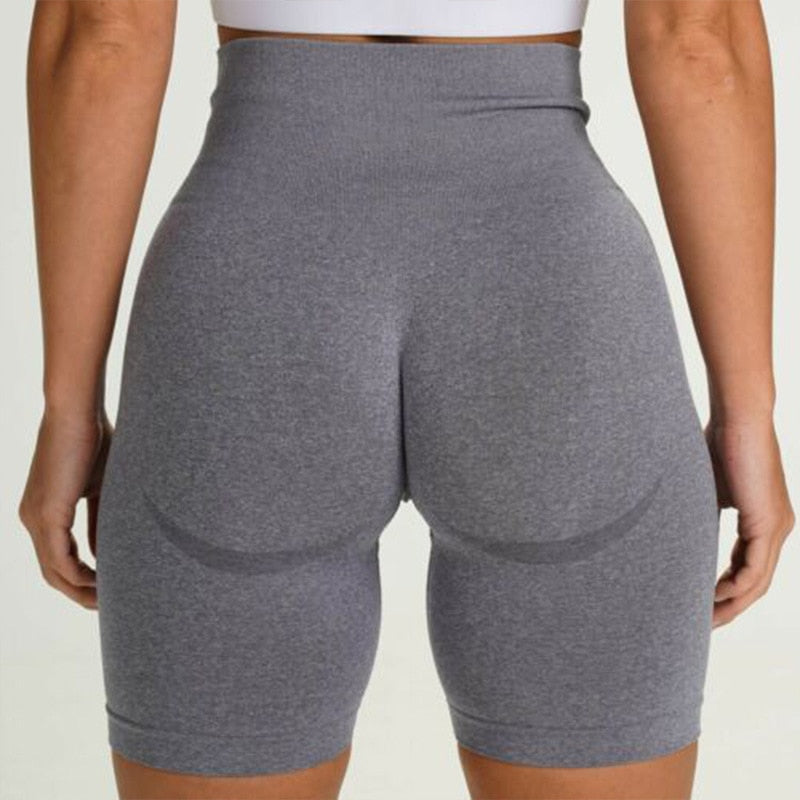 High Waist Workout Shorts Summer Seamless Fitness Yoga Short Scrunch Butt Fitness Shorts Running Sport Women Gym Leggings