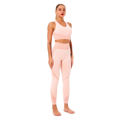 Women Fitness Sport Yoga Suit Seamless Women Yoga Sets Long Sleeve Clothing Female Sport Gym Suits Wear Running Clothes