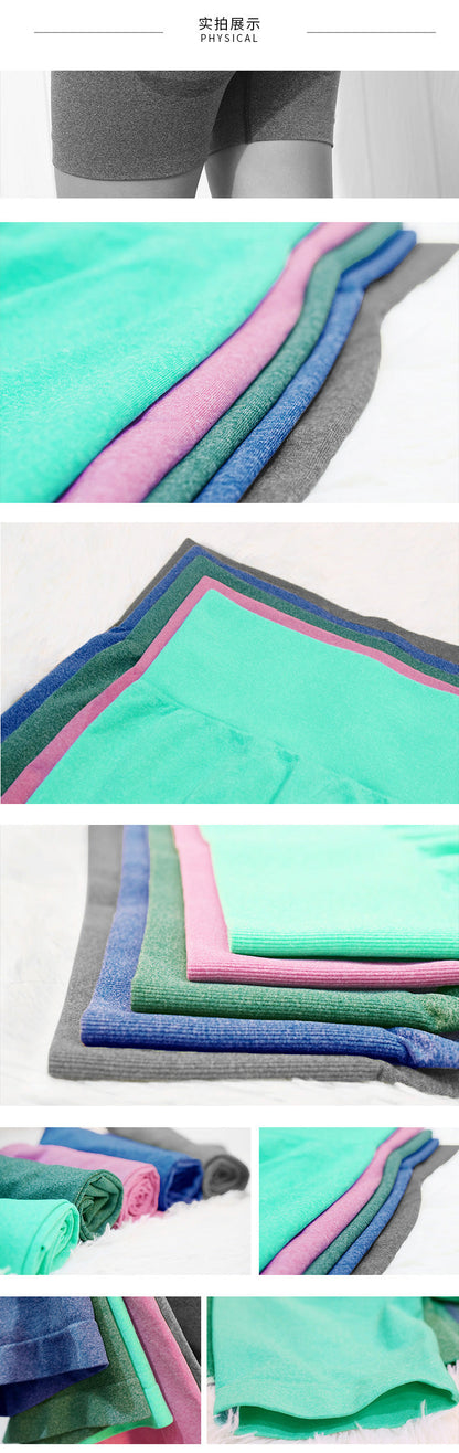 High Waist Workout Shorts Summer Seamless Fitness Yoga Short Scrunch Butt Fitness Shorts Running Sport Women Gym Leggings