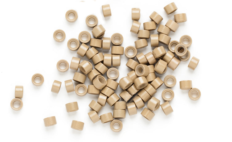 Silicone Micro Ring 7# Light Brown AFROline