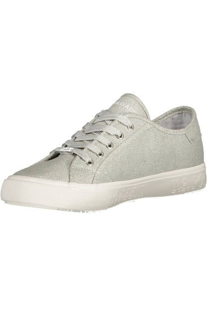 US POLO ASSN. SPORTS SHOES WOMAN SILVER