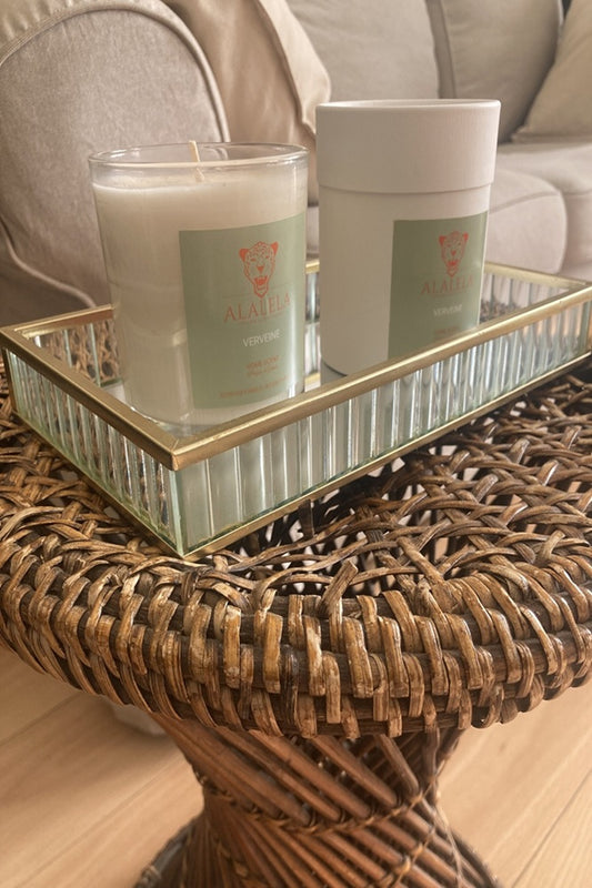 Scented candle of verveine by Alalela - Parfum de Grasse