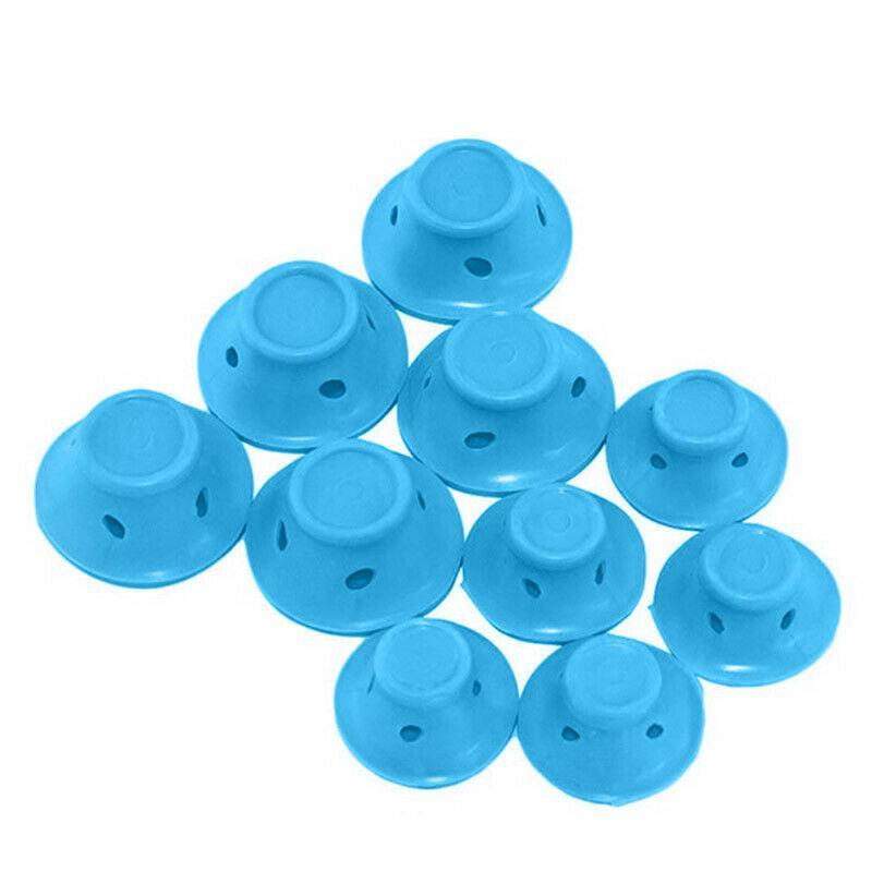 10Pcs DIY Magic Silicone Hair Curlers No-Heat Soft Rollers
