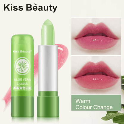 Aloe Vera Lip Colour Changing Lipstick Long Lasting Moisturizing Natural Balm